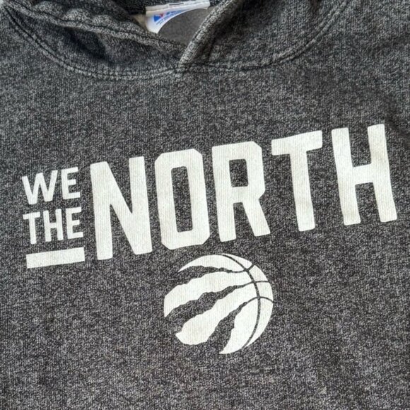 NBA Raptors We The North Youth Dark Grey Hoodie Hooded Sweatshirt - Picture 4 of 9